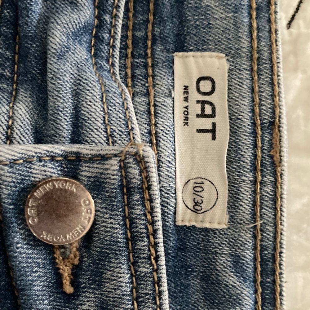 Oat New York Light Blue Straight Leg Jeans - Picture 3 of 3